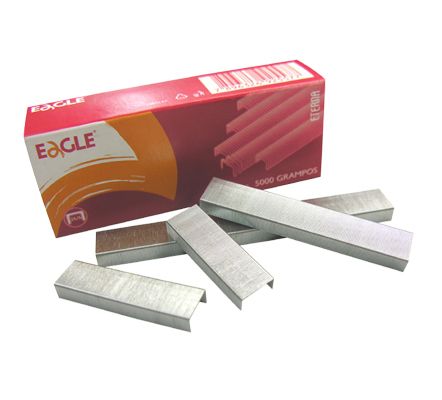 Grampos Eagle Galvanizado 26/6 Cx 5000 Unid.